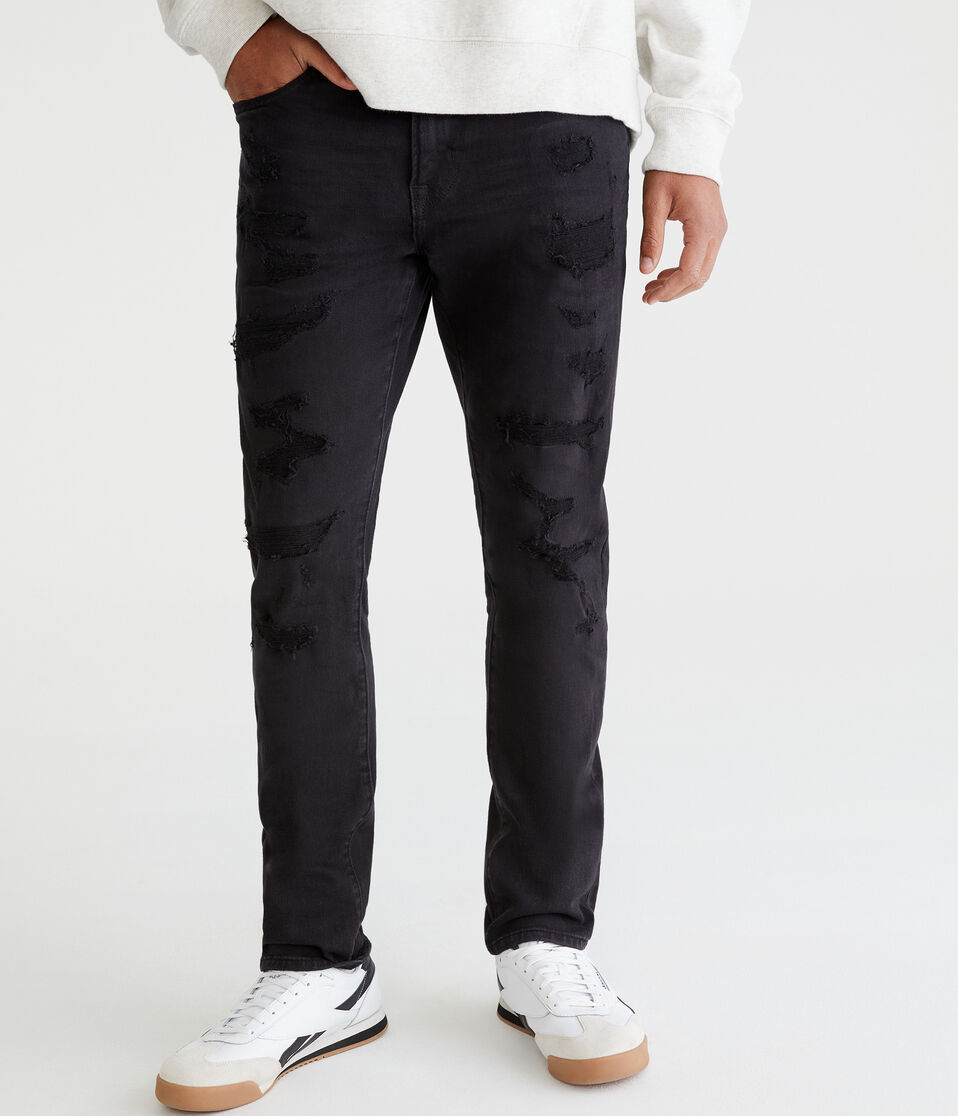 aéropostale Slim Premium Air Jean black wash