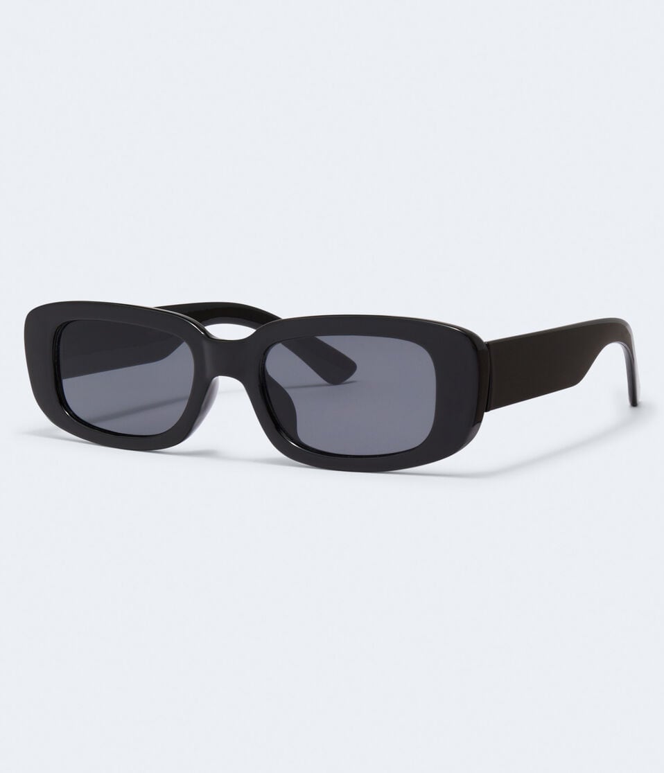 Aéropostale Slim Rectangle Sunglasses Black