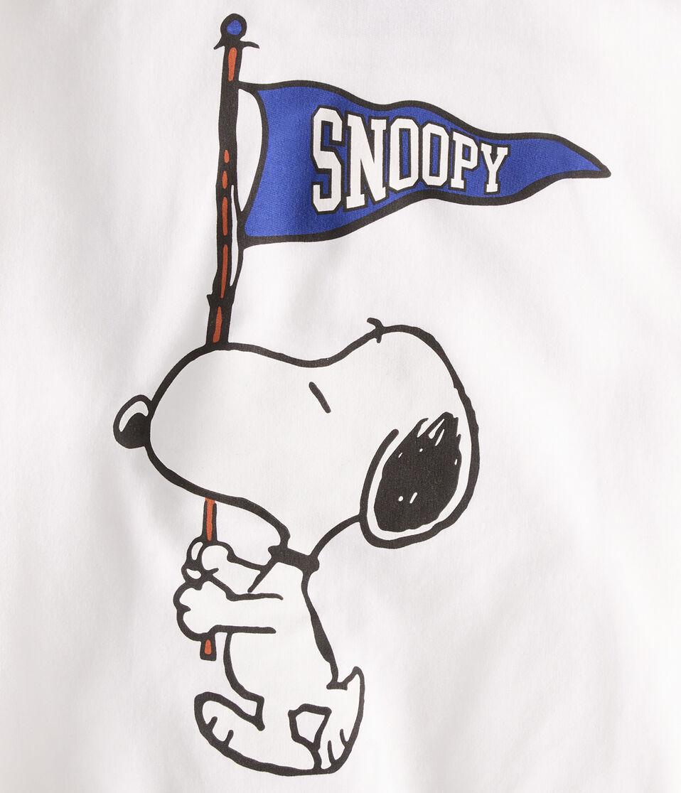 Aéropostale Snoopy Flag Crew Sweatshirt White