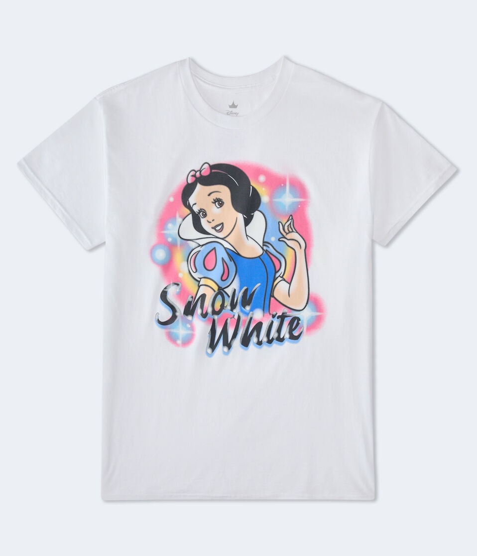 aéropostale Snow White Oversized Graphic Tee white