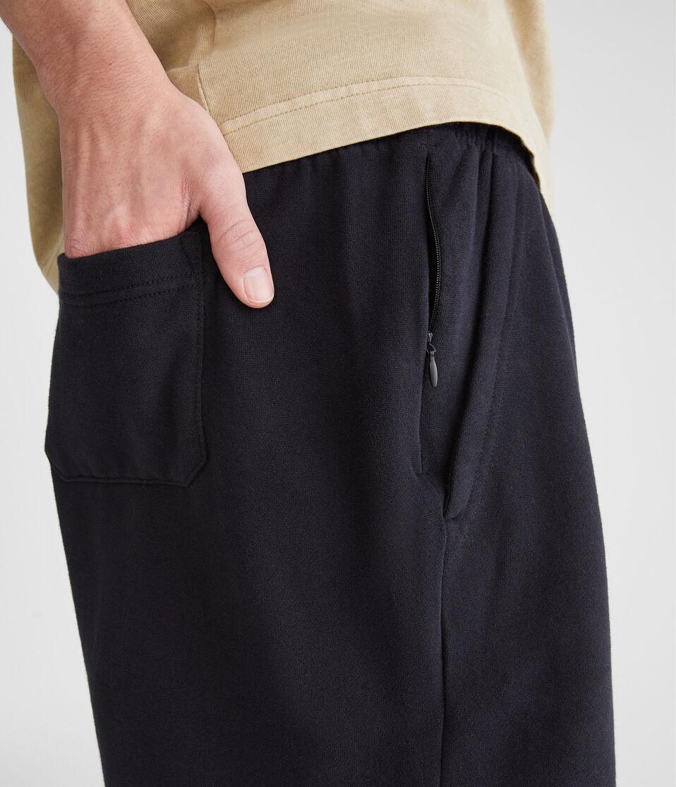 Aéropostale Solid Fleece Shorts 5.5" Black Fox