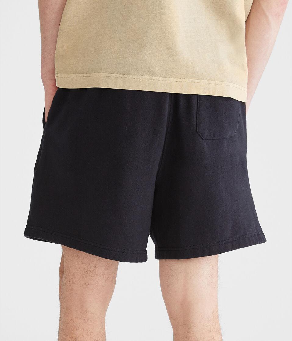 Aéropostale Solid Fleece Shorts 5.5" Black Fox