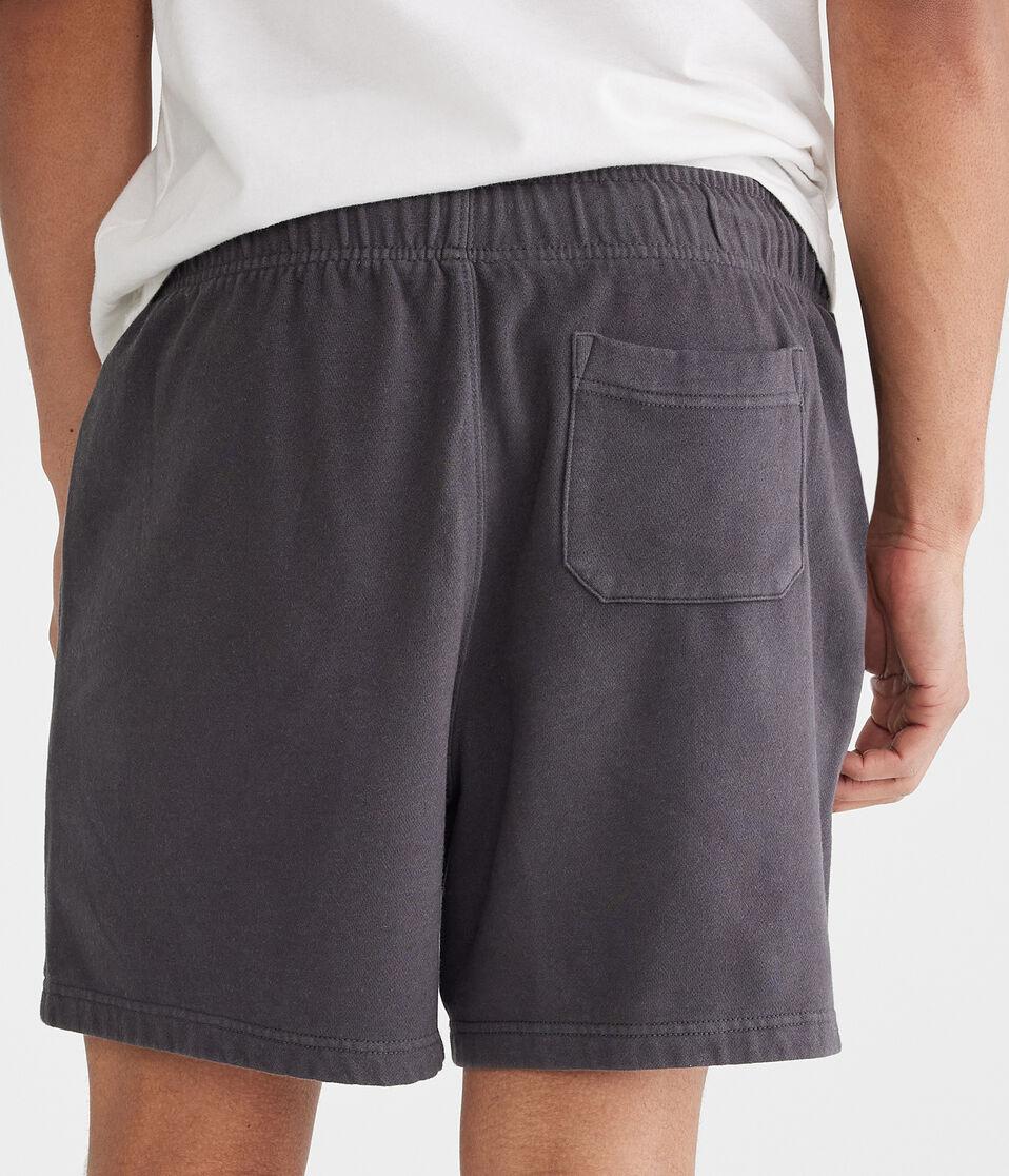Aéropostale Solid Fleece Shorts 5.5" Whale Grey