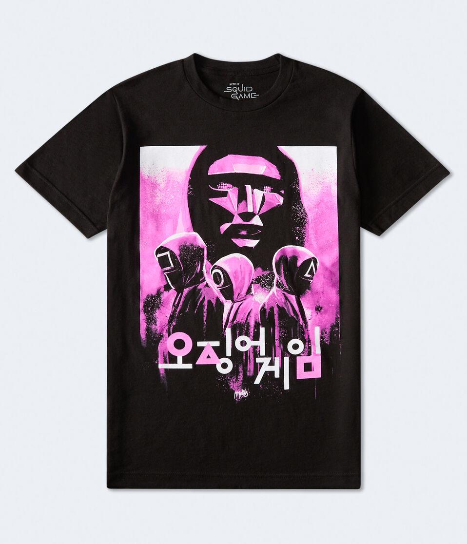 aéropostale Squid Game Relaxed Graphic Tee beige