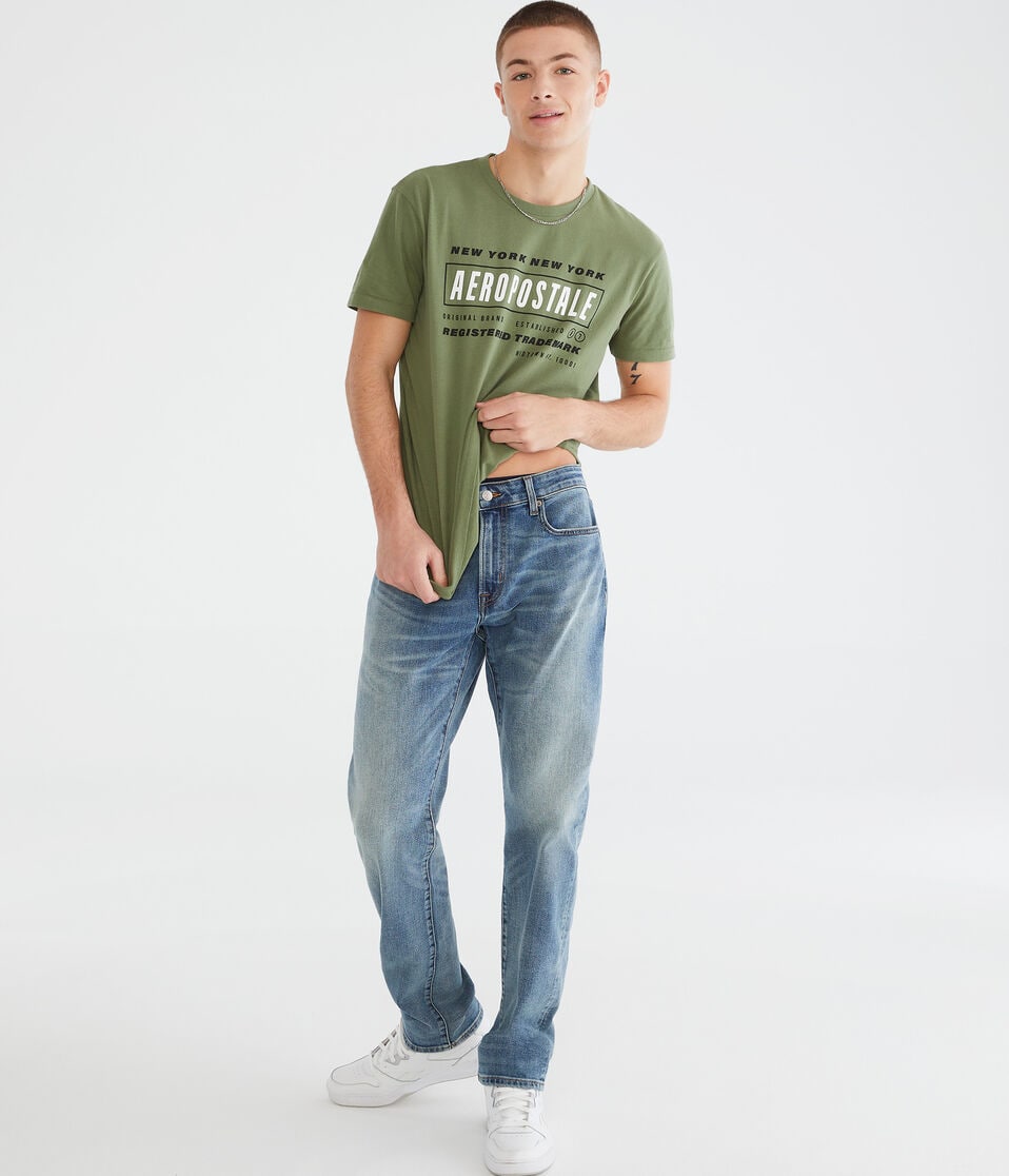 Aéropostale Straight Premium Air Jean Medium-wash