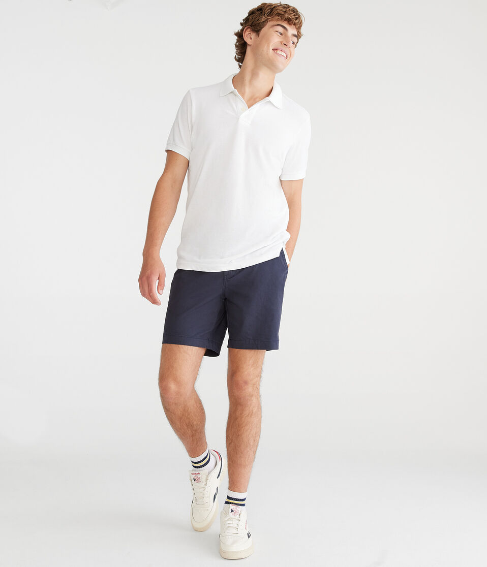 Aéropostale Stretch Chino Shorts 7.5" Deep Navy