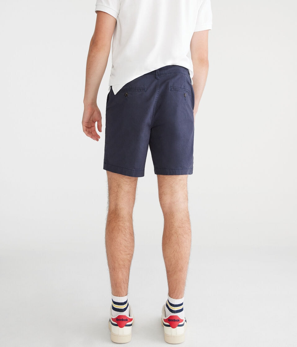 Aéropostale Stretch Chino Shorts 7.5" Deep Navy
