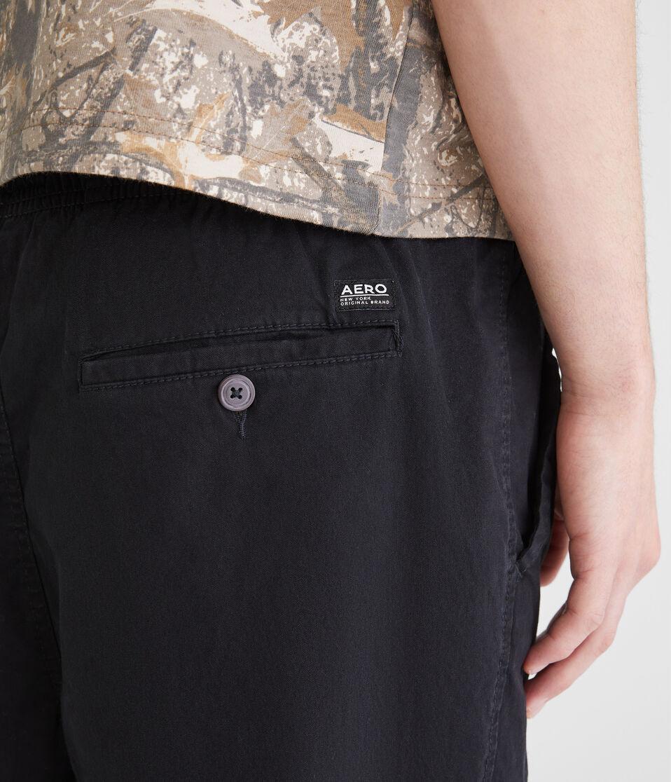Aéropostale Stretch Twill Joggers Black Fox