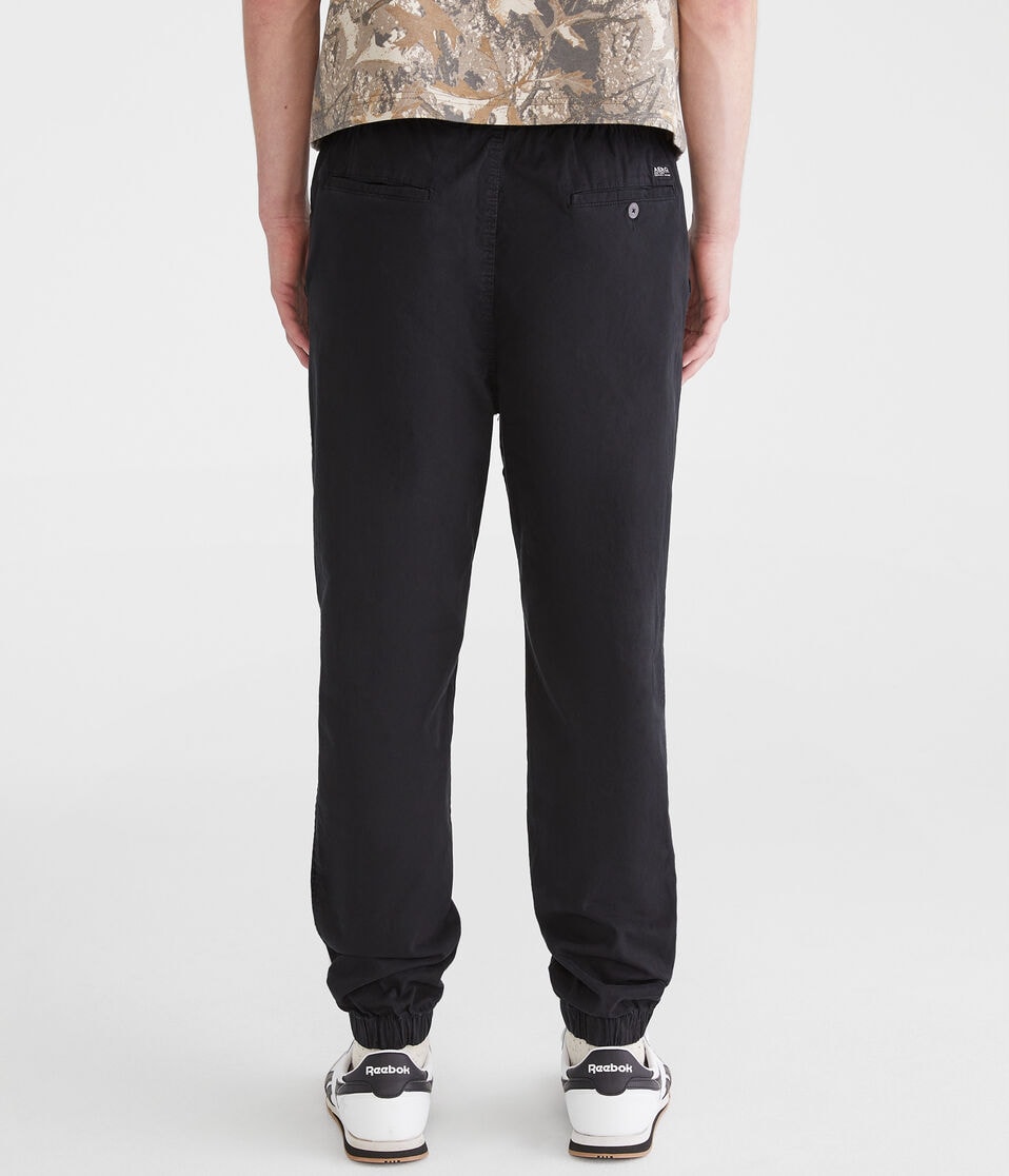Aéropostale Stretch Twill Joggers Black Fox
