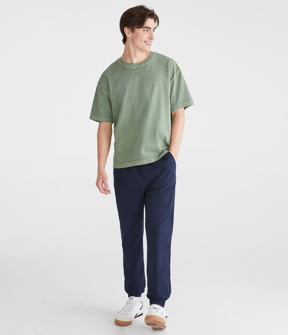 Aéropostale Stretch Twill Joggers Deep Navy