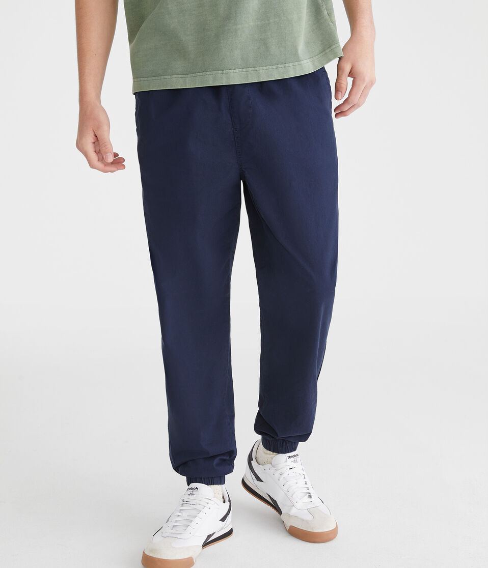 aéropostale Stretch Twill Joggers deep navy