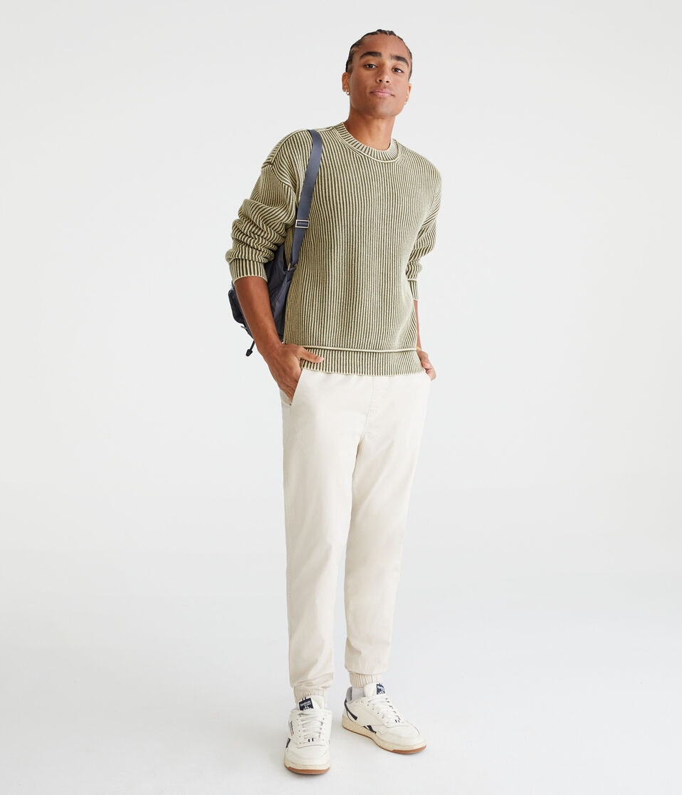 Aéropostale Stretch Twill Joggers Frost Grey
