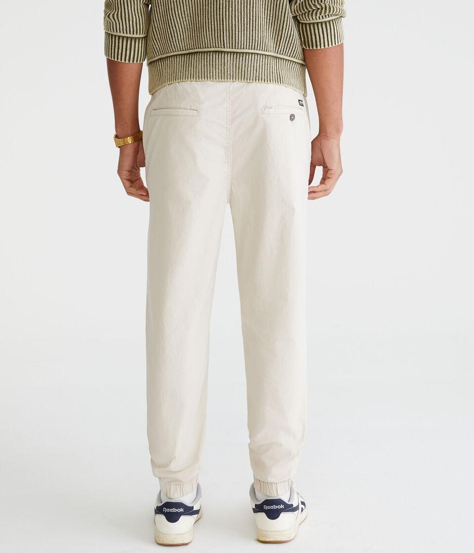 Aéropostale Stretch Twill Joggers Frost Grey