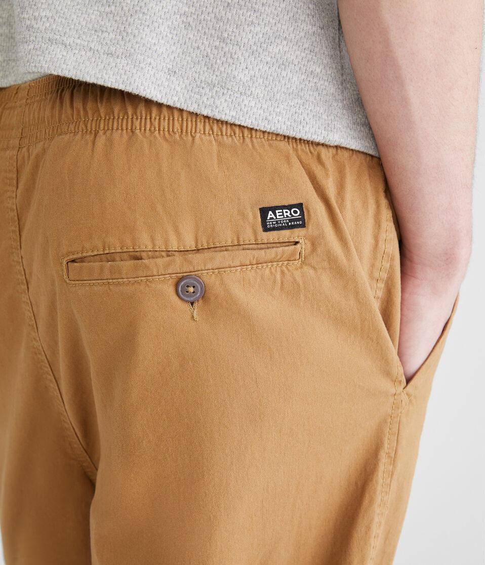 Aéropostale Stretch Twill Joggers Sandalwood