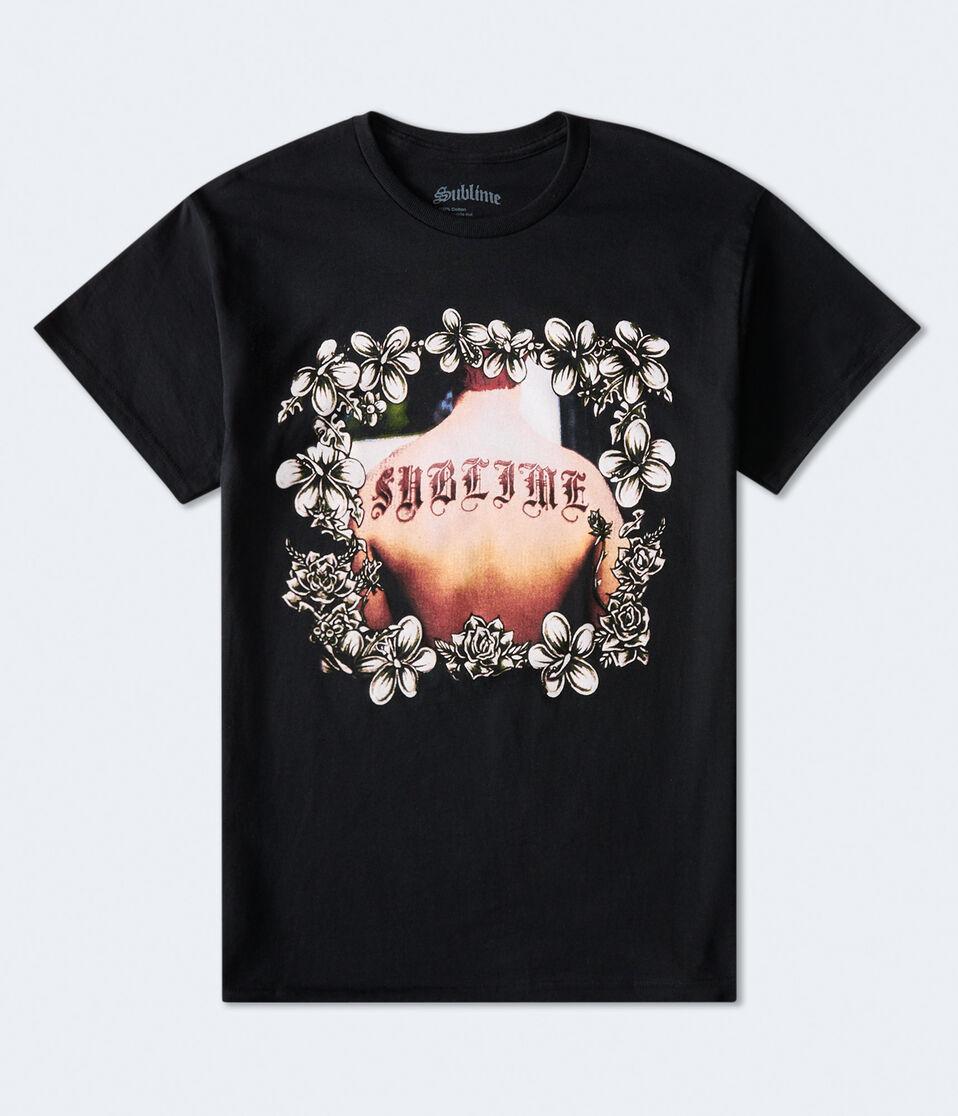aéropostale Sublime Relaxed Graphic Tee black