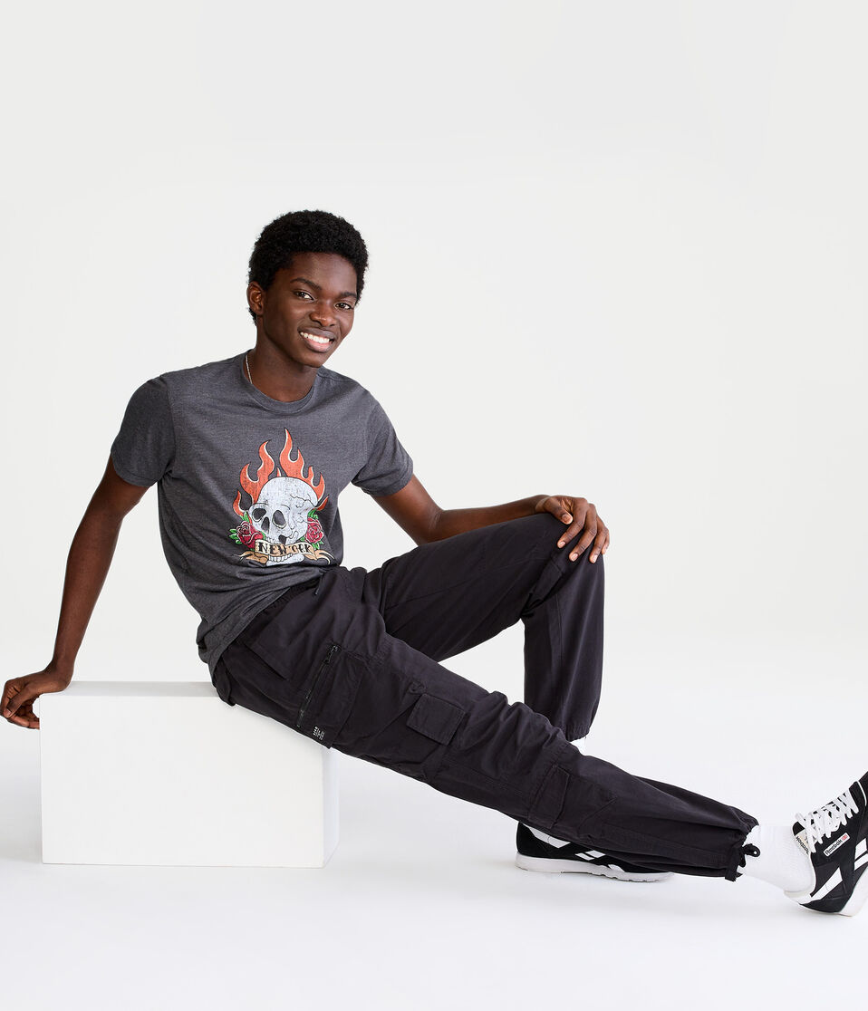 Aéropostale Tech Utility Pants Black Fox