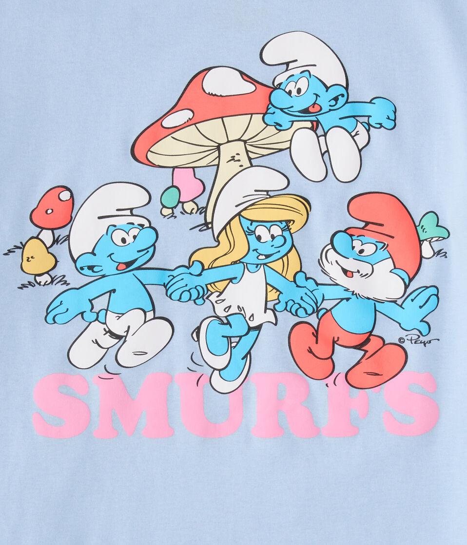 Aéropostale The Smurfs Oversized Graphic Tee Blue