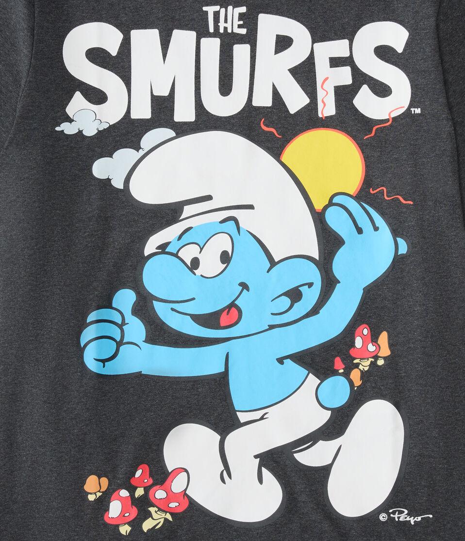Aéropostale The Smurfs Relaxed Graphic Tee Grey