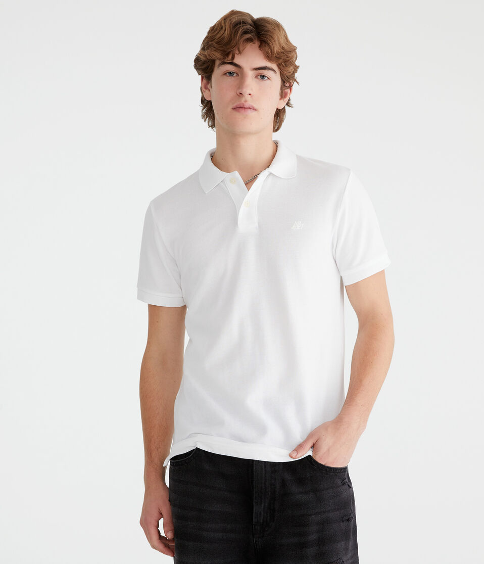 aéropostale Tonal A87 Logo Piqué Polo bleach