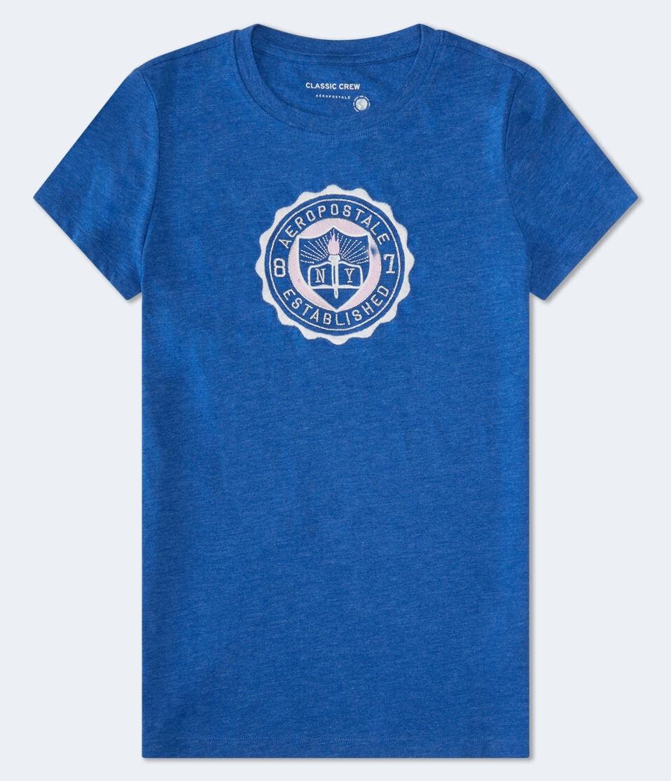aéropostale Aeropostale Torch Crest Graphic Tee academy blue