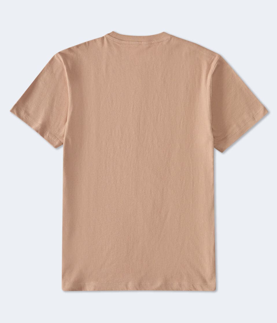 Aéropostale Aeropostale Track & Field Appliqué Graphic Tee Natural