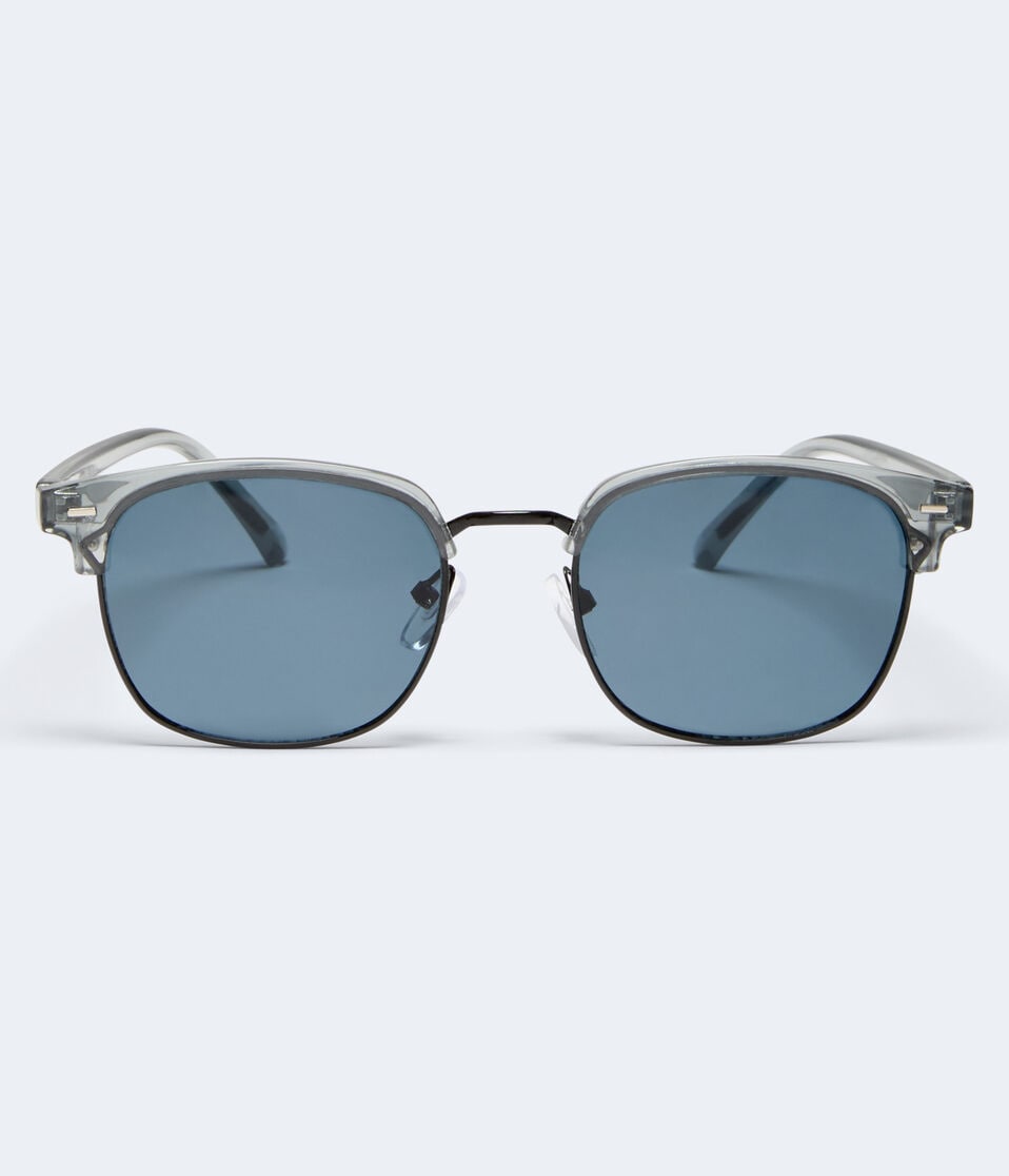 aéropostale Translucent Clubmaster Sunglasses blue