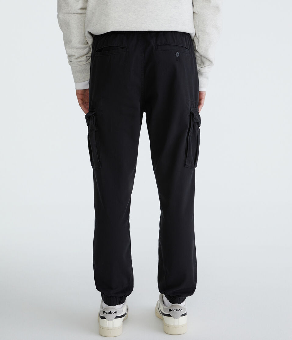 Aéropostale Twill Cargo Joggers Black Fox