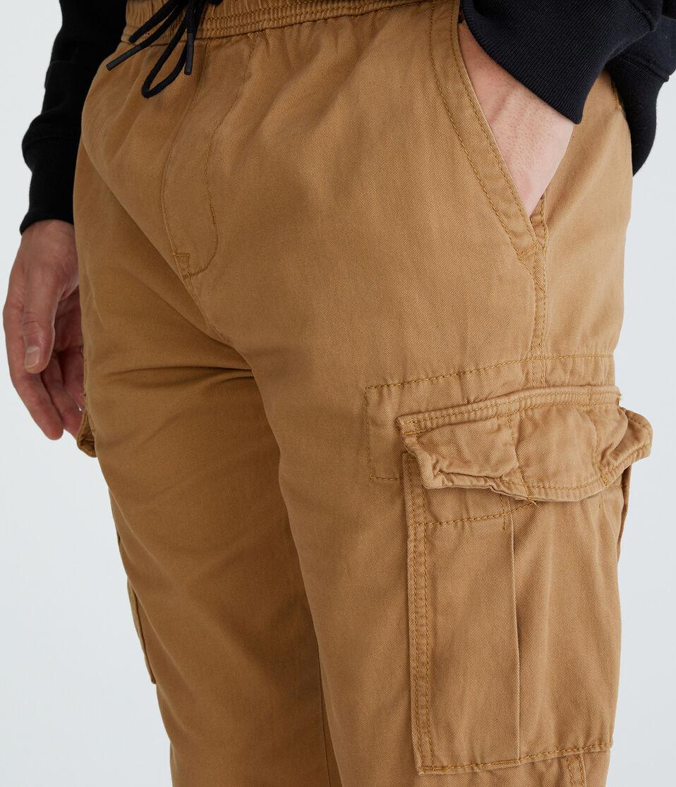 Aéropostale Twill Cargo Joggers Golden Tan