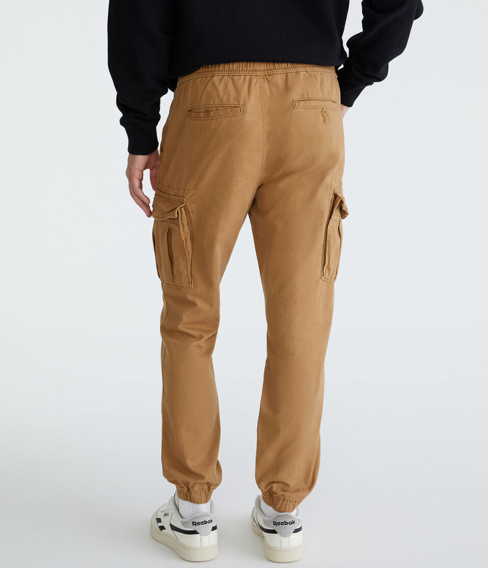 Aéropostale Twill Cargo Joggers Golden Tan