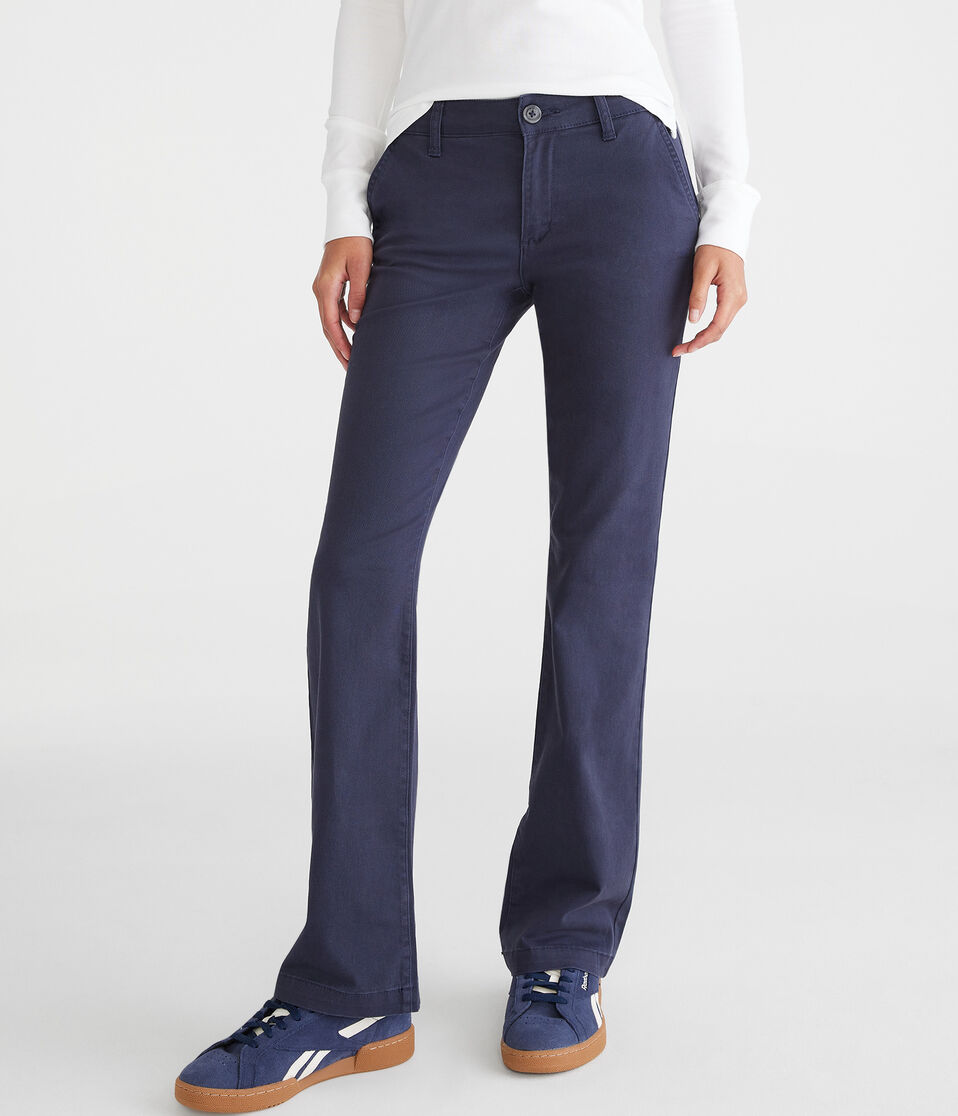 aéropostale Twill Classic Uniform Pants navy prep
