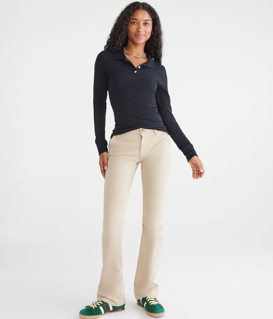 Aéropostale Twill Classic Uniform Pants Summer Tan