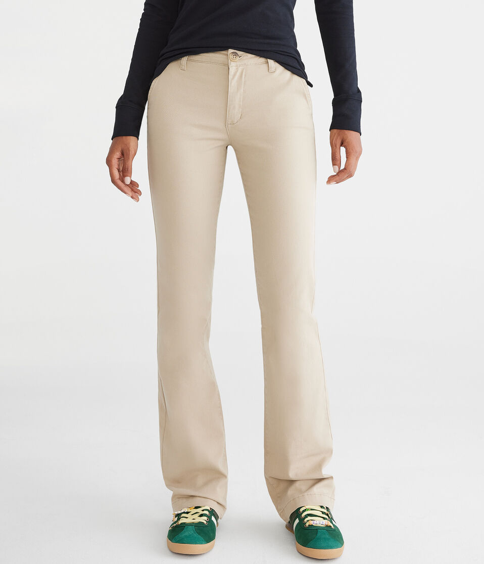 aéropostale Twill Classic Uniform Pants summer tan