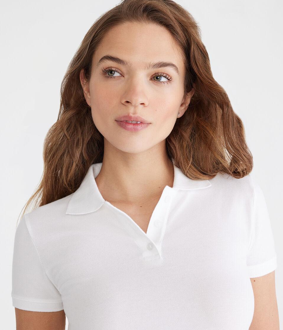 Aéropostale Uniform Piqué Polo Bleach