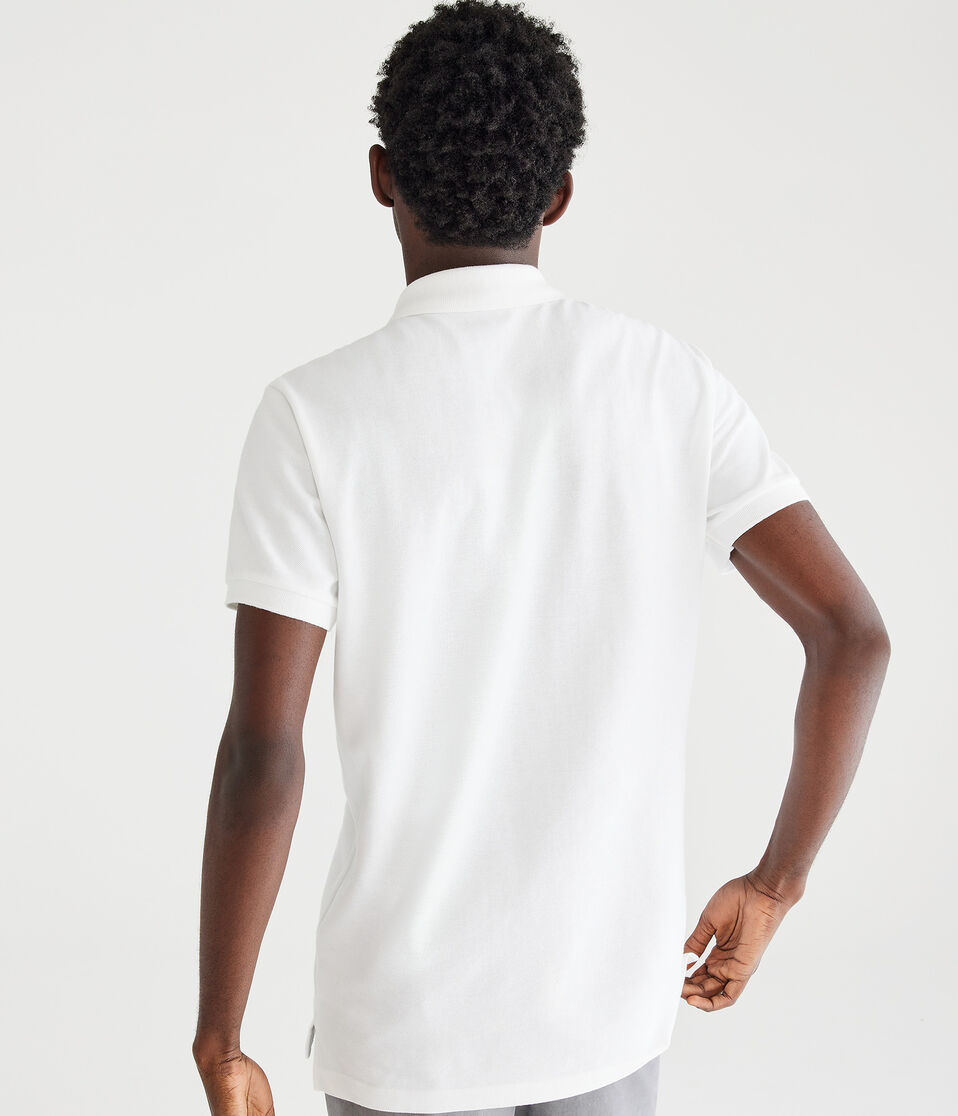Aéropostale Uniform Piqué Polo Bleach