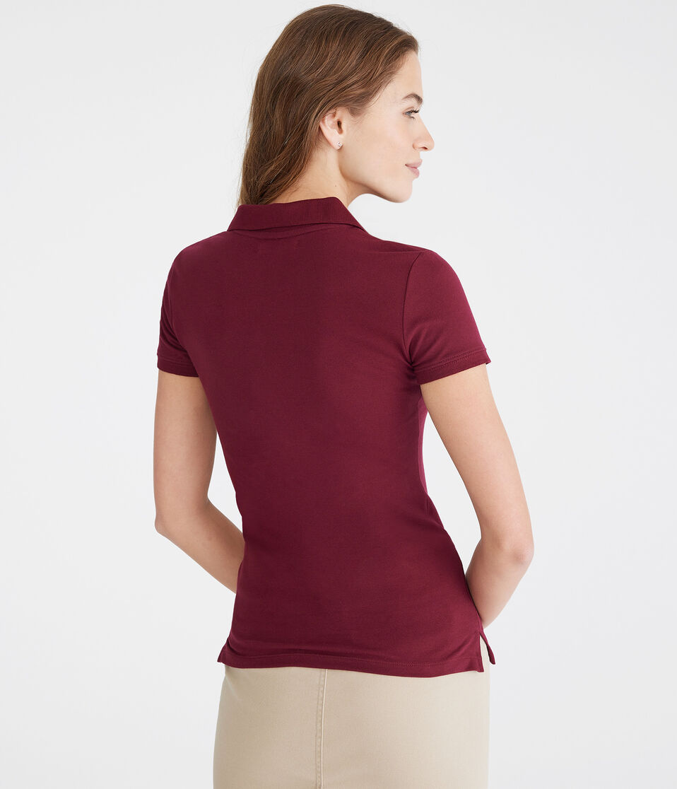 Aéropostale Uniform Piqué Polo Classic Auburn