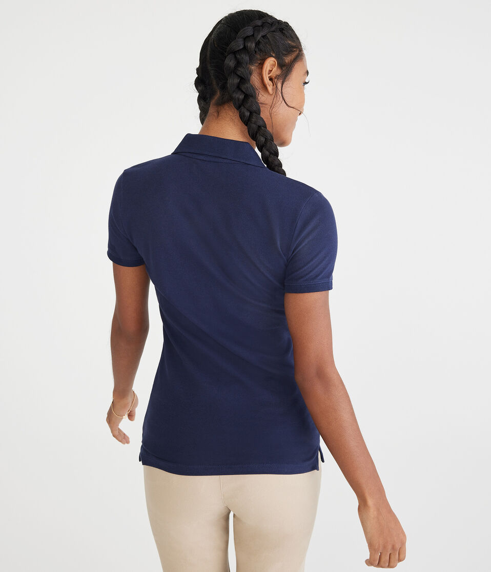 Aéropostale Uniform Piqué Polo Classic Navy