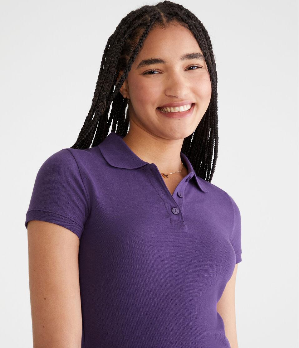 aéropostale Uniform Piqué Polo purple dusk