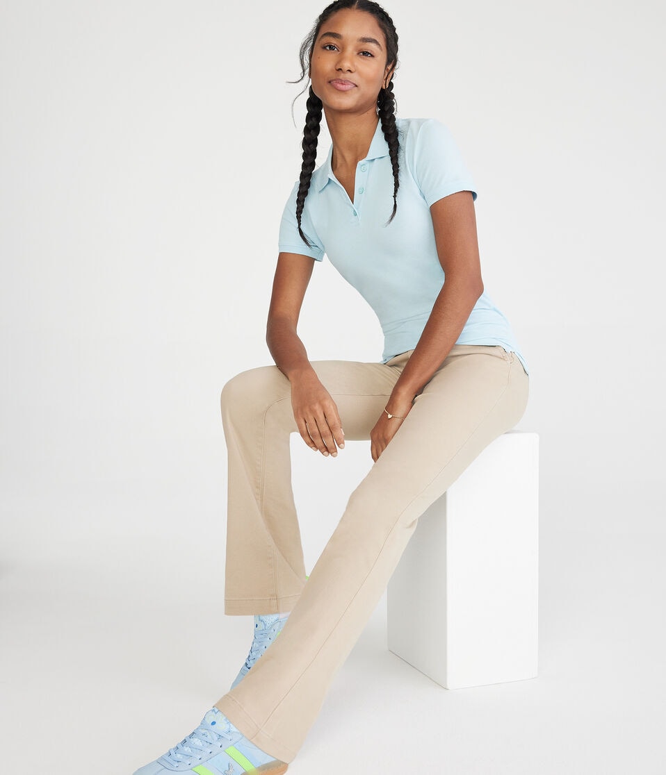 Aéropostale Uniform Piqué Polo Sapphire Heather