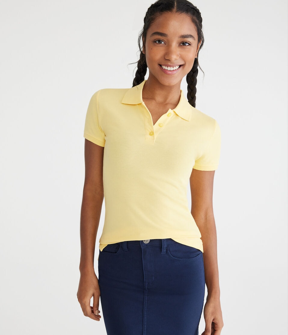 Aéropostale Uniform Piqué Polo Sun Shower