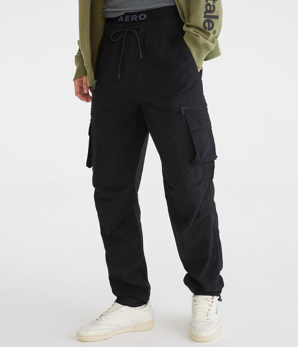 Aéropostale Utility Cargo Pants Black Fox