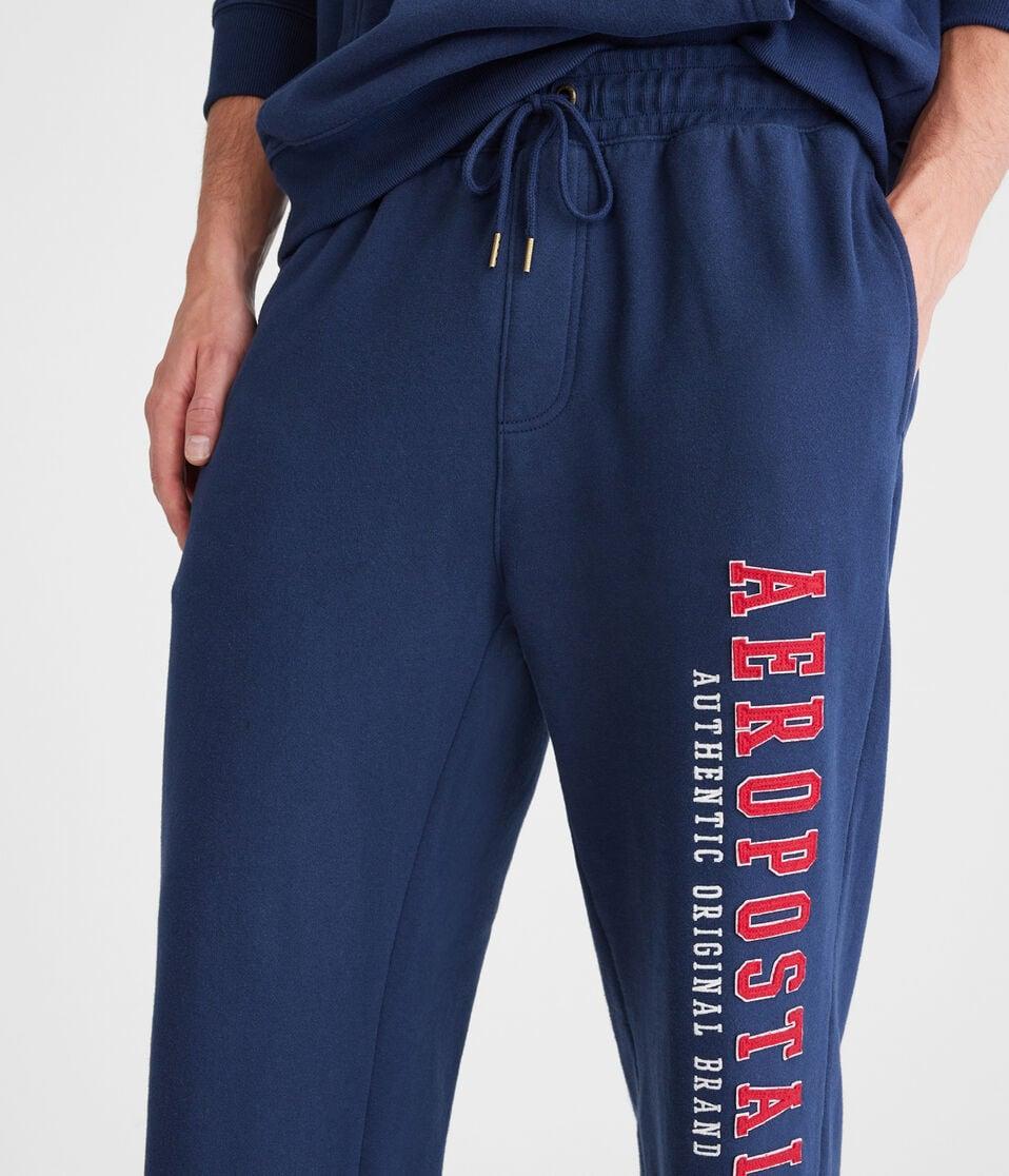 Aéropostale Aeropostale Vertical Logo Jogger Sweatpants Cadet Navy