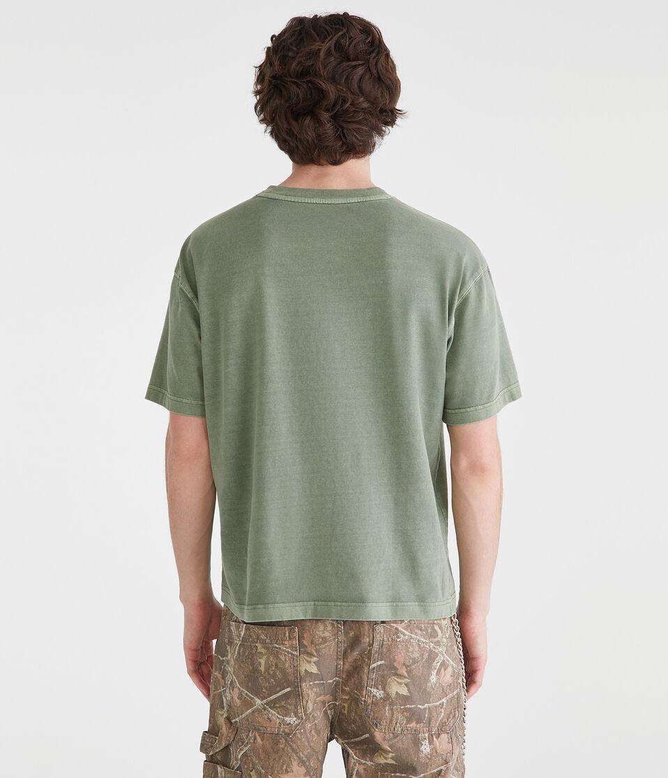 Aéropostale Washed Boxy Fit Crew Tee South Padre
