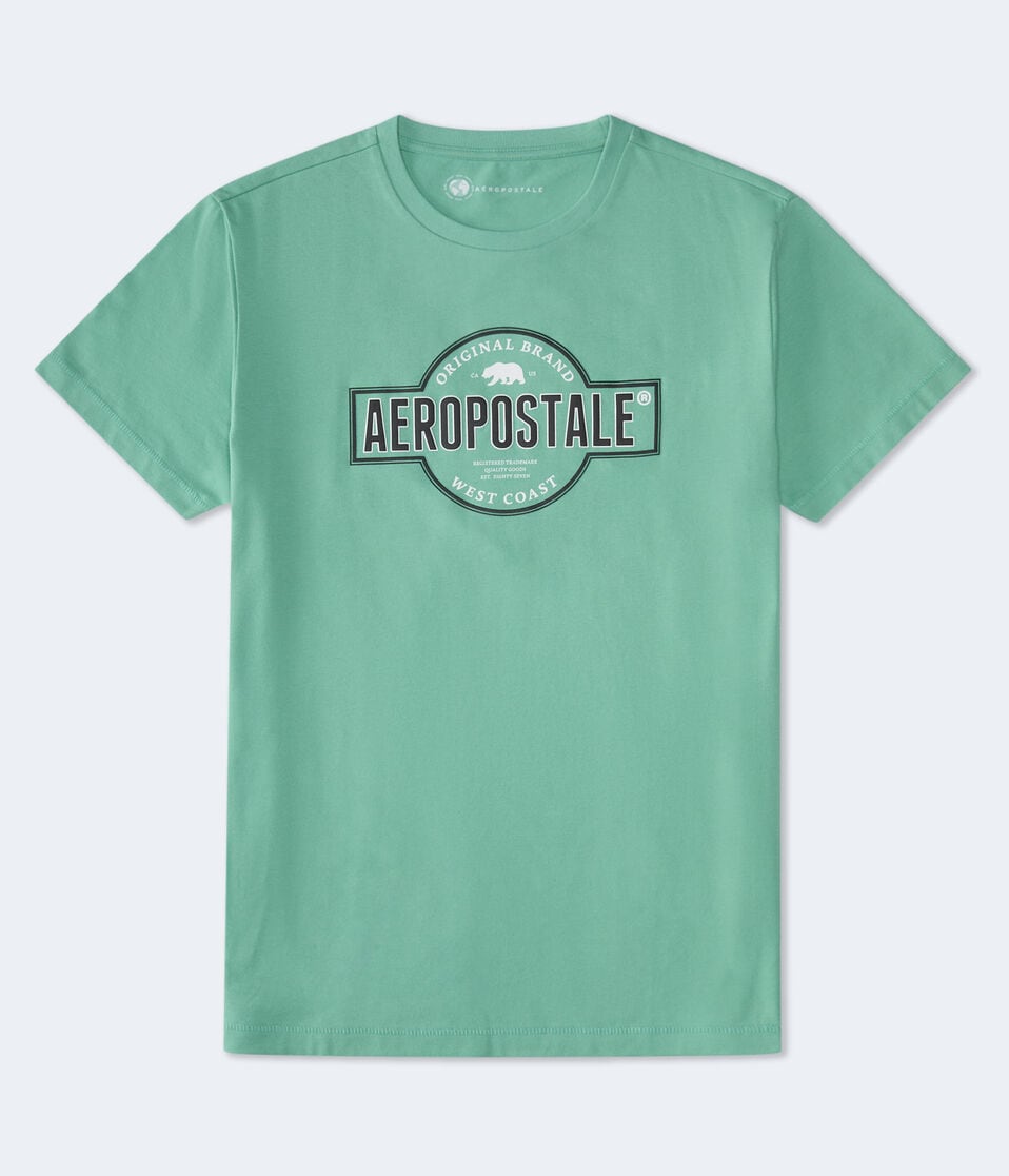 aéropostale Aeropostale West Coast Graphic Tee hedge green