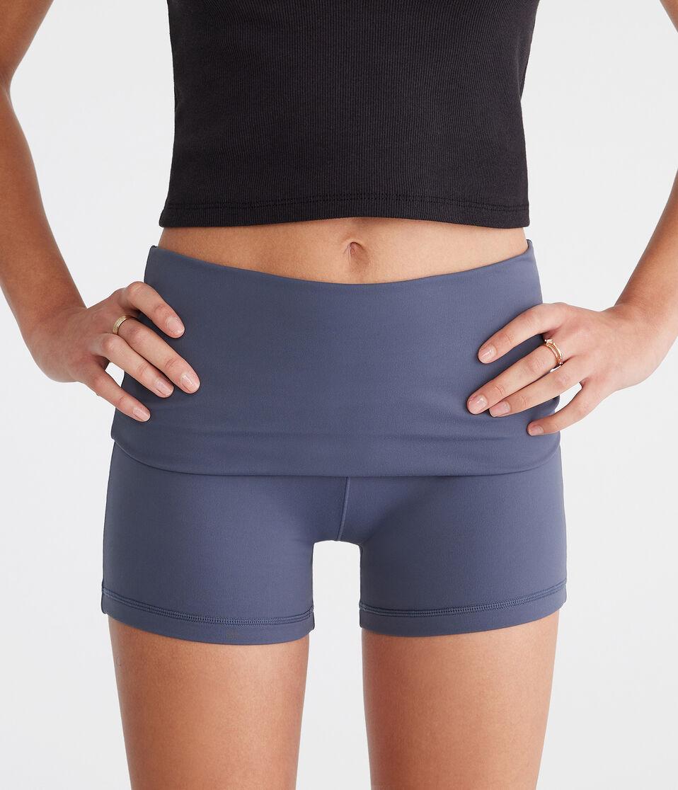 aéropostale Air Soft Fold-Over Booty Shorts pavement