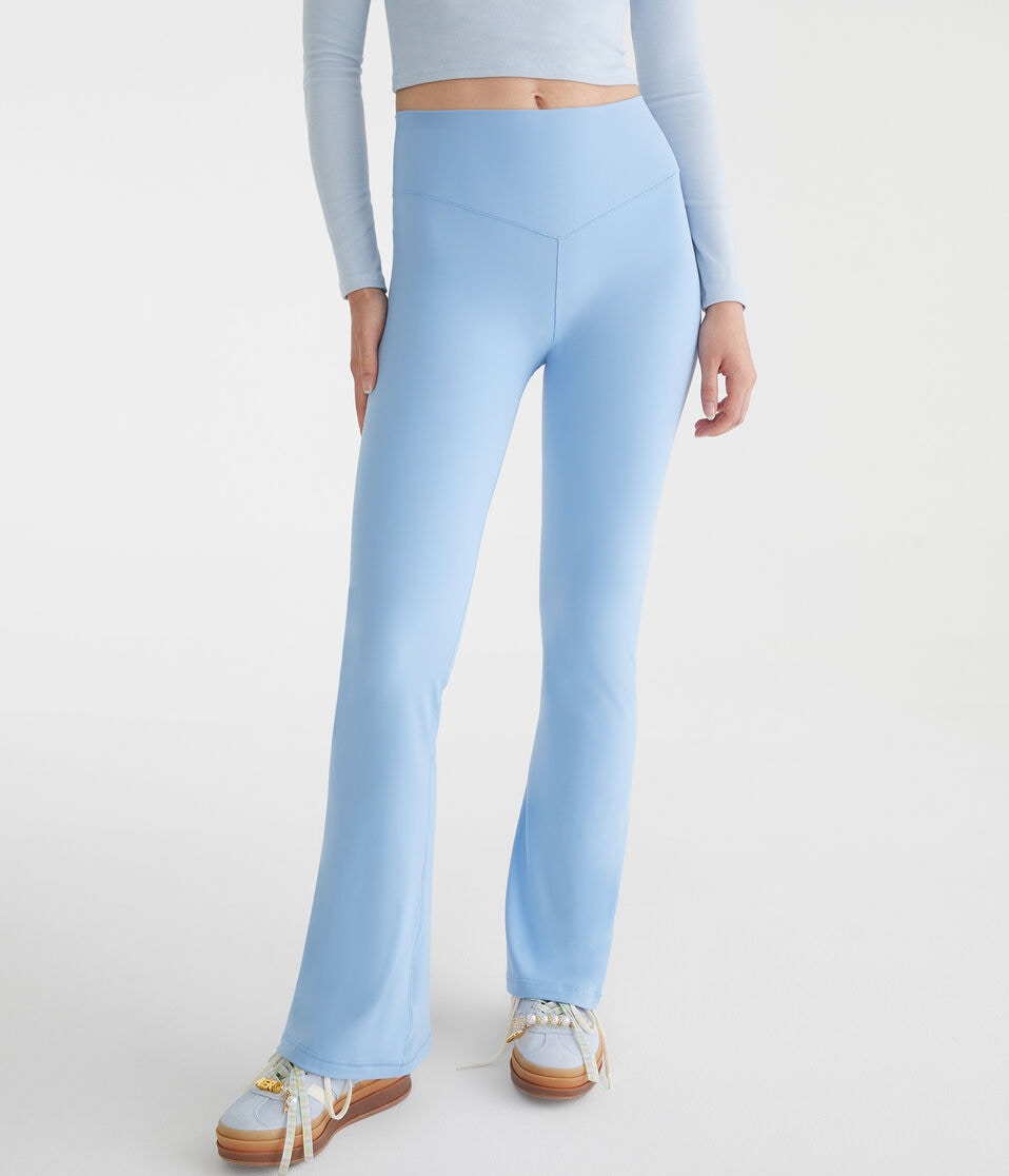 aéropostale Air Soft High-Rise V-Waist Flare Leggings lunar blue