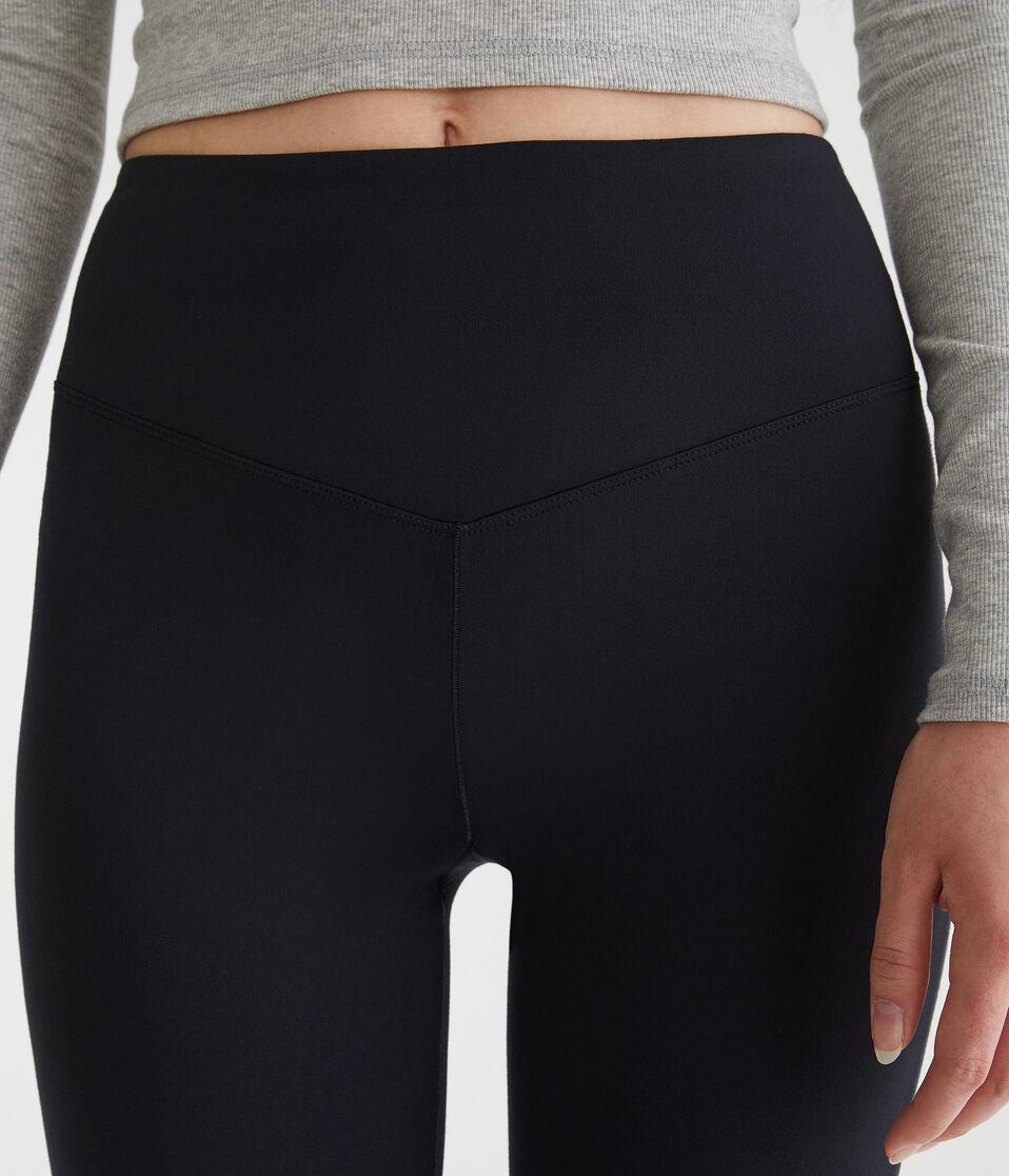 Aéropostale Air Soft High-Rise V-Waist Leggings Black Fox