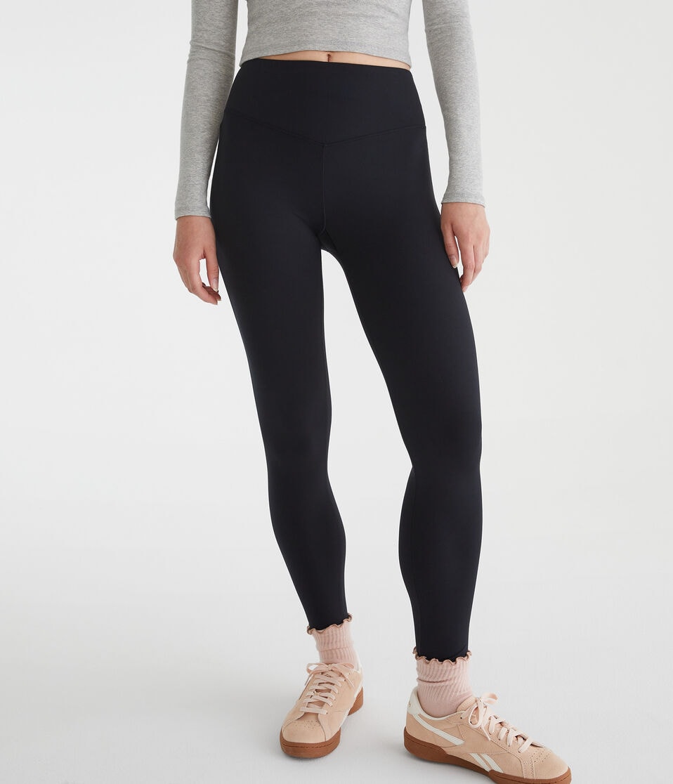 aéropostale Air Soft High-Rise V-Waist Leggings black fox