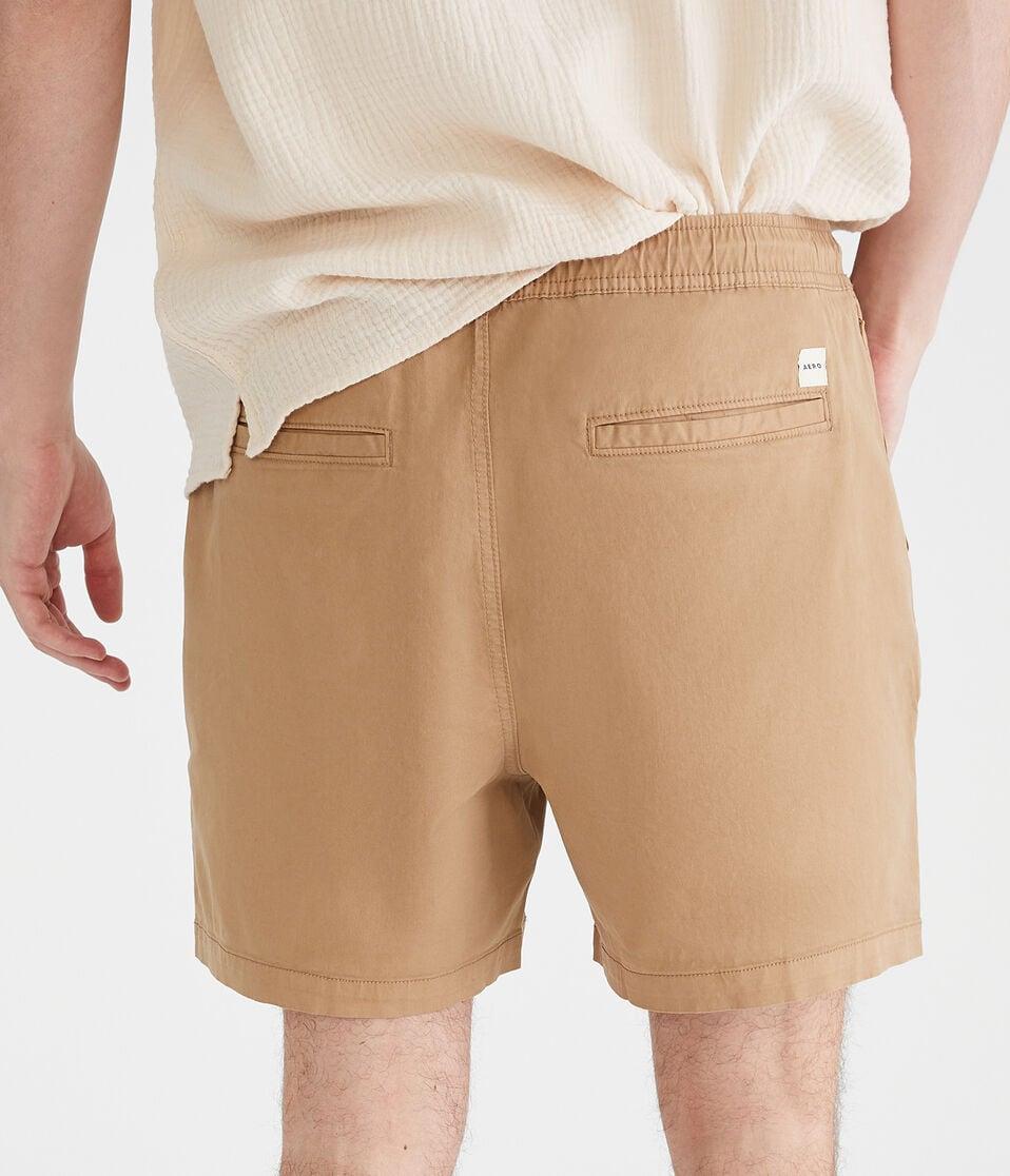 Aéropostale All Day Jogger Shorts 5.5" Toasted Almond
