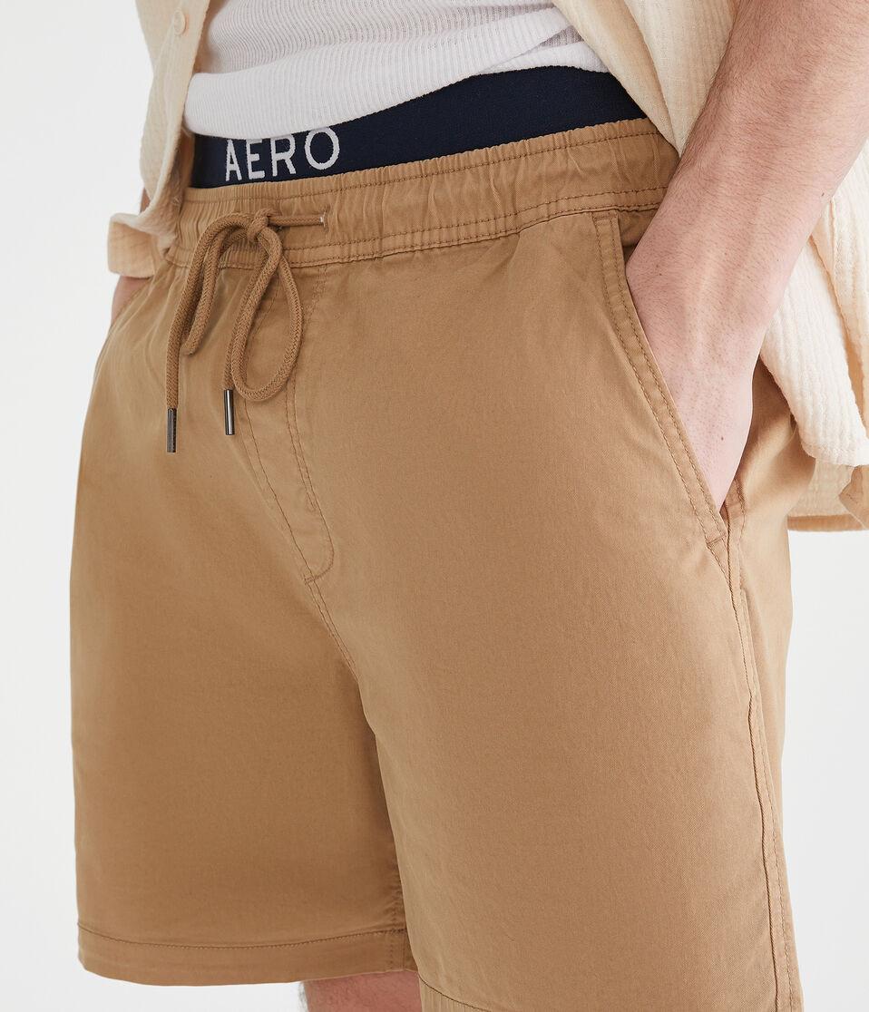 Aéropostale All Day Jogger Shorts 5.5" Toasted Almond