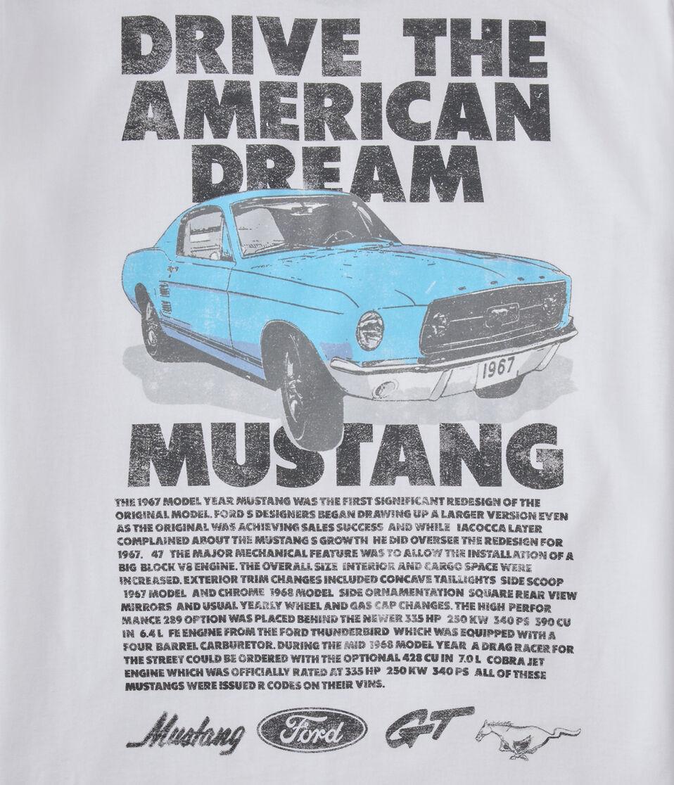 Aéropostale American Dream Mustang Oversized Graphic Tee Cream